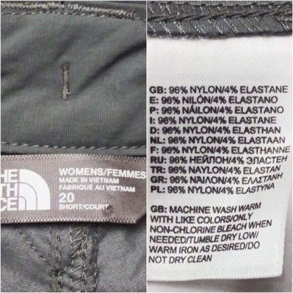 THE NORTH FACE Paramount Convertible Cargo Hiking Pants Zip Off Outdoors Gray 20 - Picture 11 of 12
